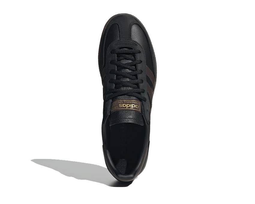 Scarpe sportive in pelle scamosciata marrone scuro per pallamano