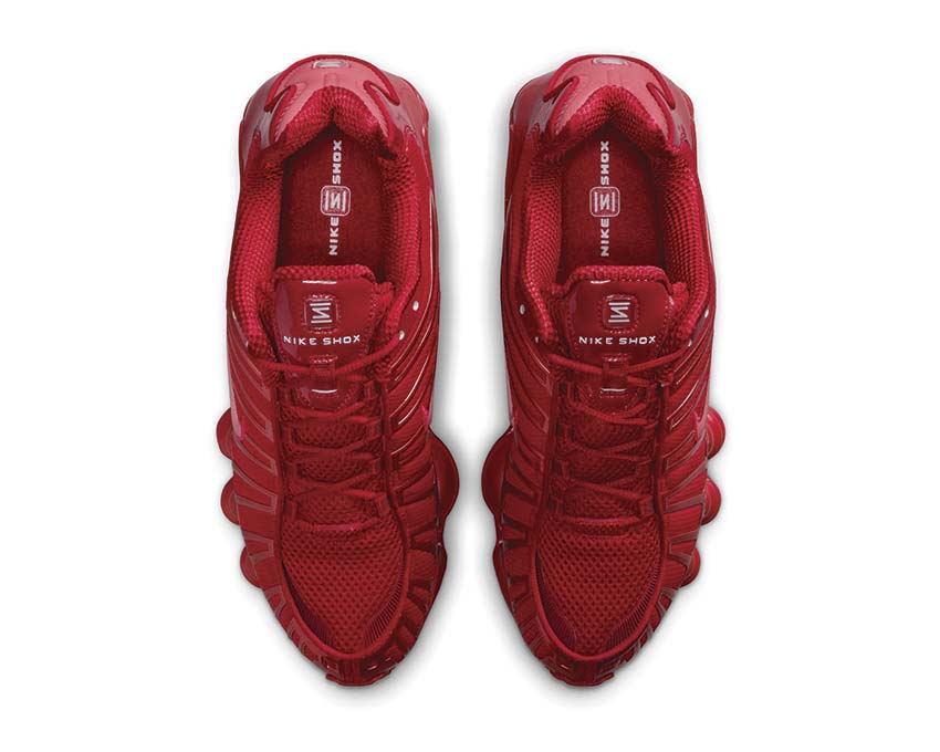 Scarpe sportive rosse da donna con ammortizzazione