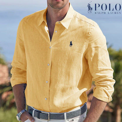 Camicia Aderente con Bottoni