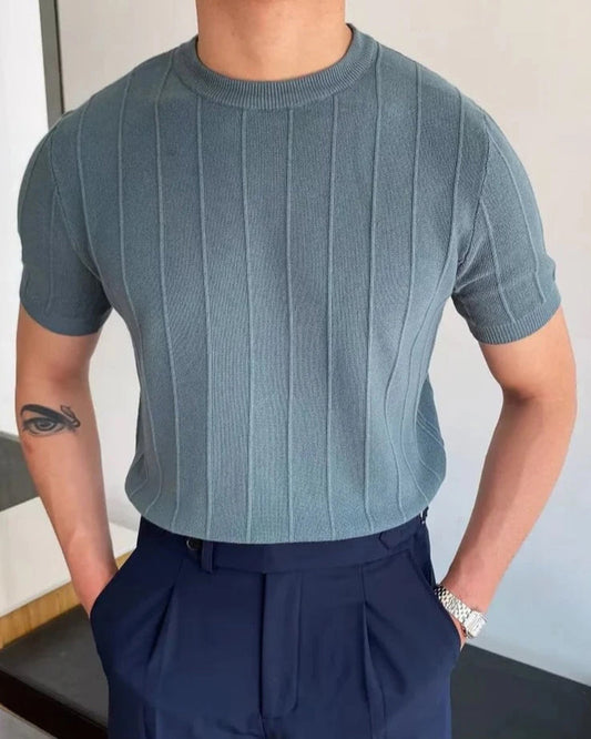 Maglietta a Costine in Stile Urbano