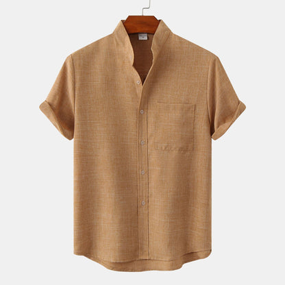Camicia elegante in cotone a maniche lunghe