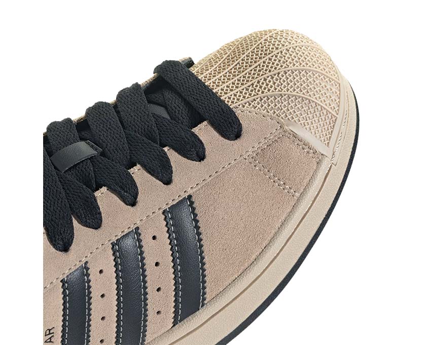 Scarpe da ginnastica in pelle color cachi pietra con punta a conchiglia iconica