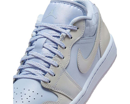 Scarpe sportive basse da donna in pelle con effetto perlato