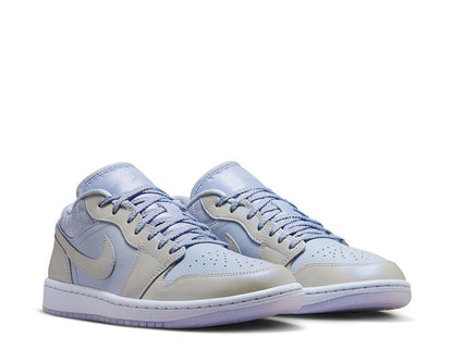 Scarpe sportive basse da donna in pelle con effetto perlato