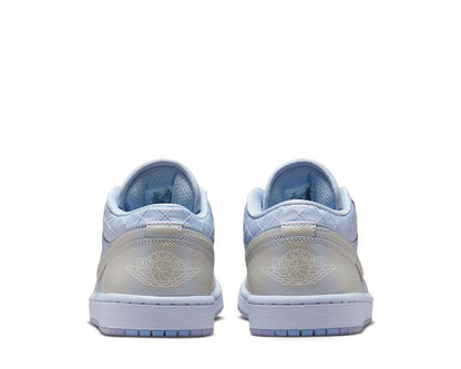 Scarpe sportive basse da donna in pelle con effetto perlato