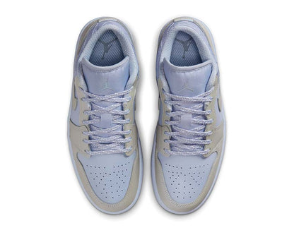 Scarpe sportive basse da donna in pelle con effetto perlato