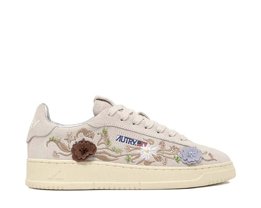 Scarpe sportive basse da donna con stampa floreale