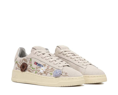 Scarpe sportive basse da donna con stampa floreale