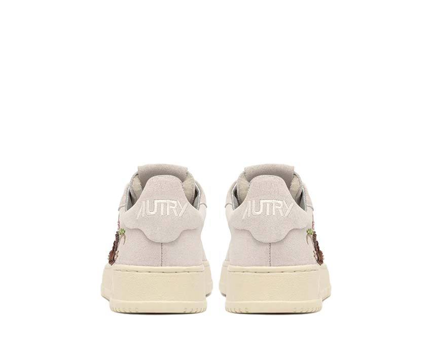 Scarpe sportive basse da donna con stampa floreale