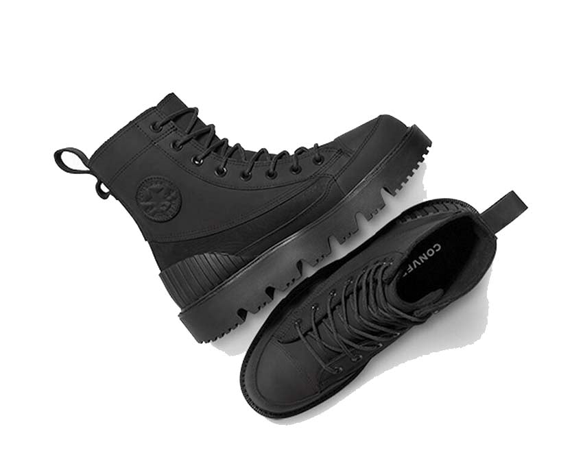 Calzature Alte in Tela Nera Robusta