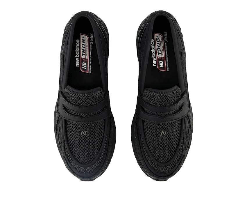 Scarpe sportive nere modello classico con design 1906L