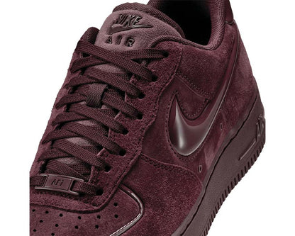 Scarpe sportive da donna in pelle color bordeaux
