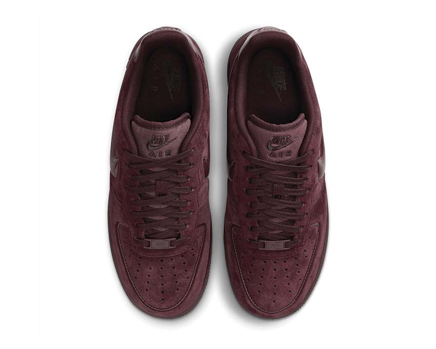 Scarpe sportive da donna in pelle color bordeaux