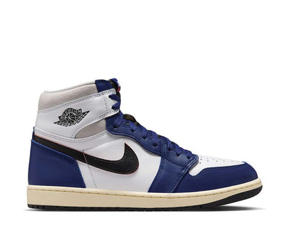 Scarpe da ginnastica alte in pelle stile retrò con design unico