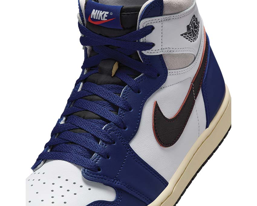 Scarpe da ginnastica alte in pelle stile retrò con design unico