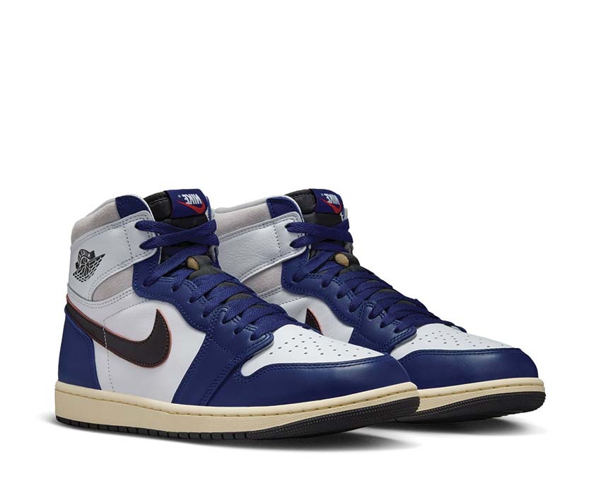 Scarpe da ginnastica alte in pelle stile retrò con design unico