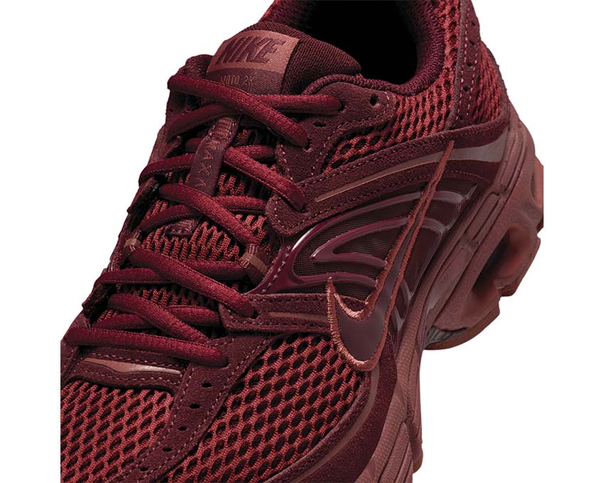 Scarpe da corsa ammortizzate per donna in tonalità rosso seppia