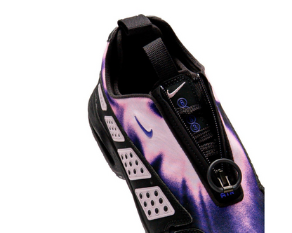 Scarpe da ginnastica con ammortizzazione ad aria, colore violetto persiano.