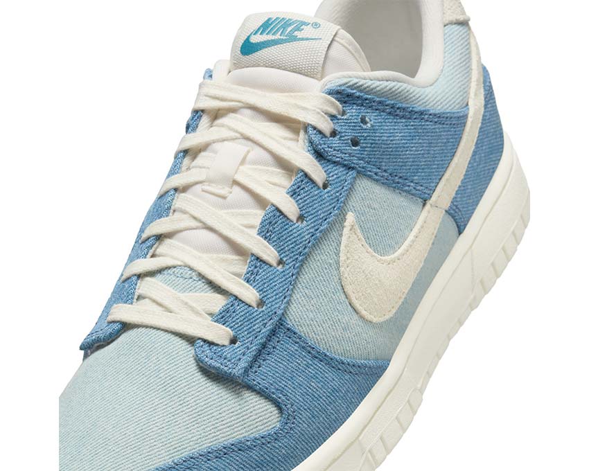 Scarpa da donna in denim blu fumé a taglio basso