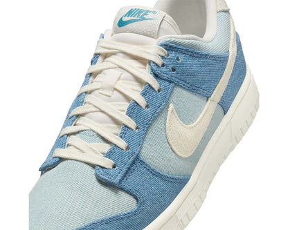 Scarpa da donna in denim blu fumé a taglio basso