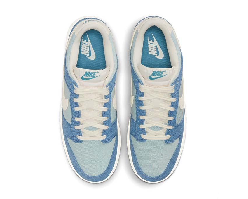 Scarpa da donna in denim blu fumé a taglio basso