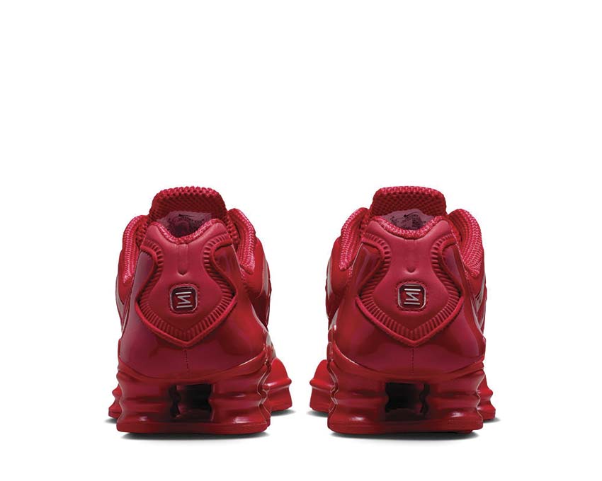 Scarpe sportive rosse da donna con ammortizzazione