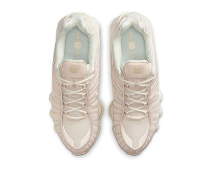 Scarpe da ginnastica femminili con ammortizzazione, colore bianco perla.