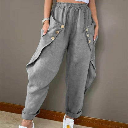 Pantaloni Larghi Casual