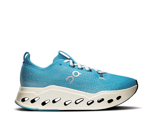 Scarpe da corsa ammortizzate da donna in tonalità blu e avorio