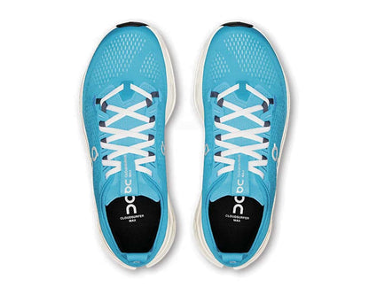 Scarpe da corsa ammortizzate da donna in tonalità blu e avorio