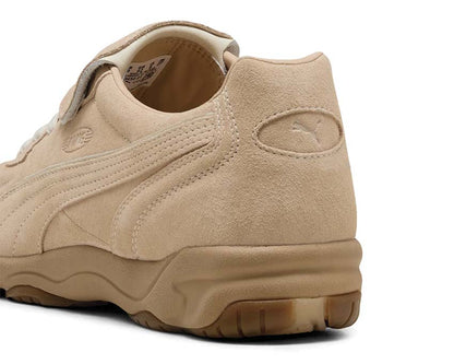 Scarpa da Calcio per Interni in Pelle Color Beige