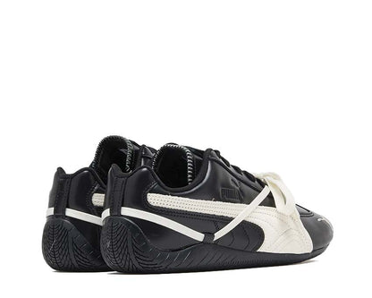 Scarpe da ginnastica in pelle scamosciata nera con suola in gomma antiscivolo