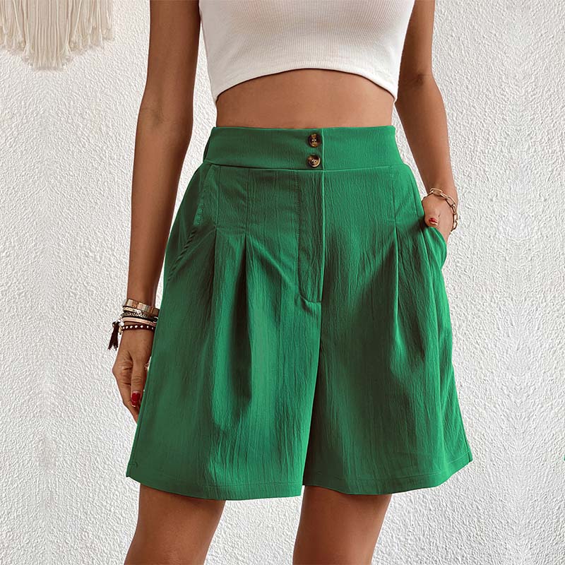 Pantaloncini Casual a Tinta Unita