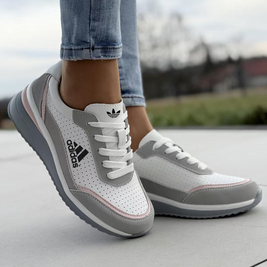 Sneakers eleganti da donna in pelle autentica