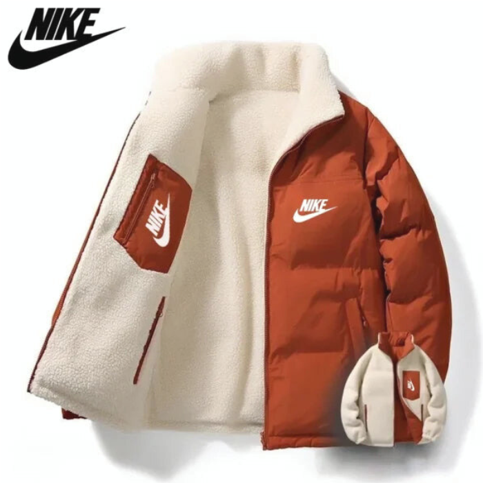 Giacca Puffer Reversibile con Fodera in Sherpa – Calore Invernale