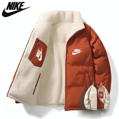 Giacca Puffer Reversibile con Fodera in Sherpa – Calore Invernale