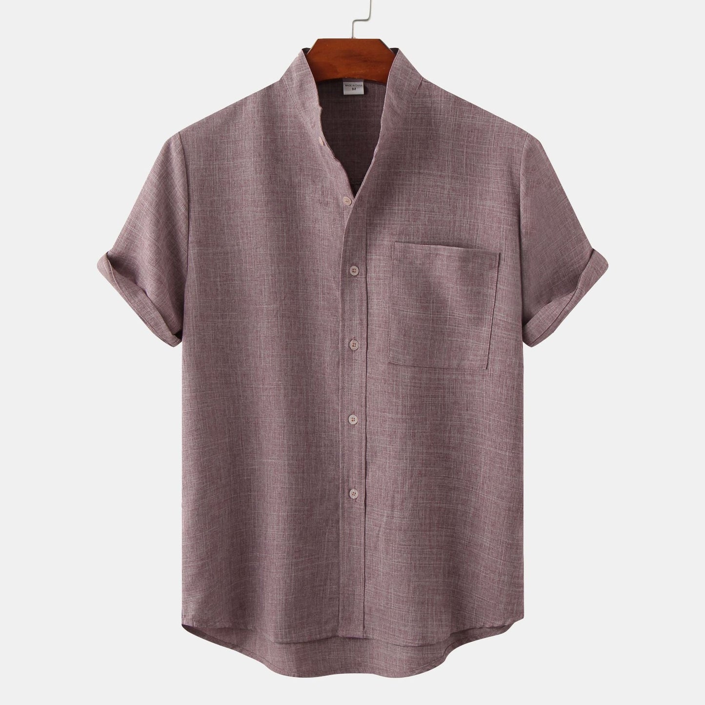 Camicia elegante in cotone a maniche lunghe