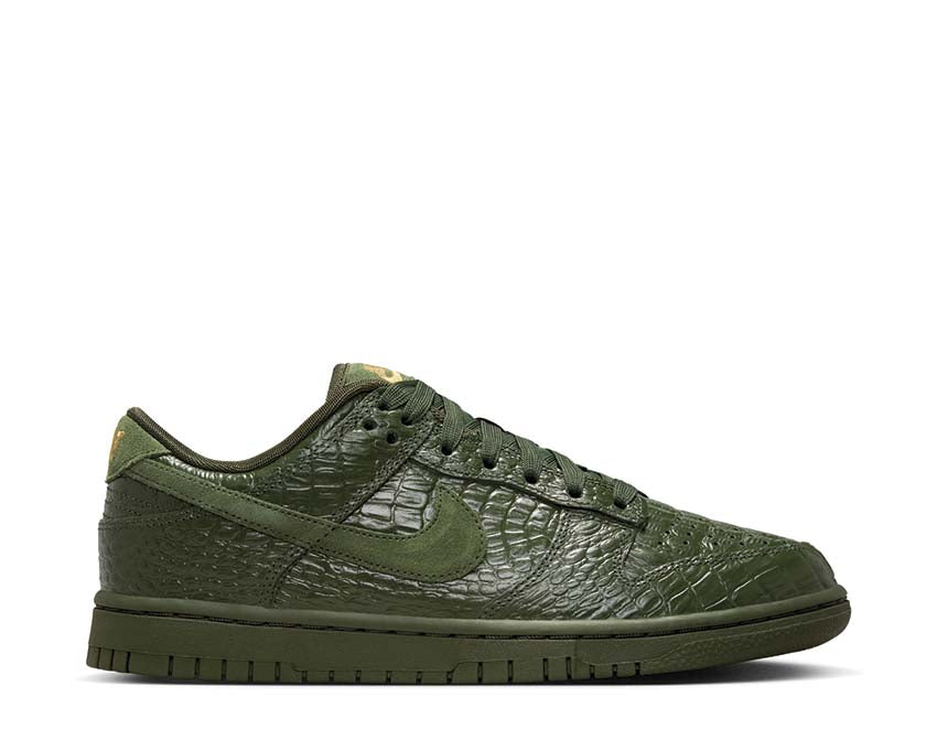 Scarpe basse da donna in pelle con motivo coccodrillo verde